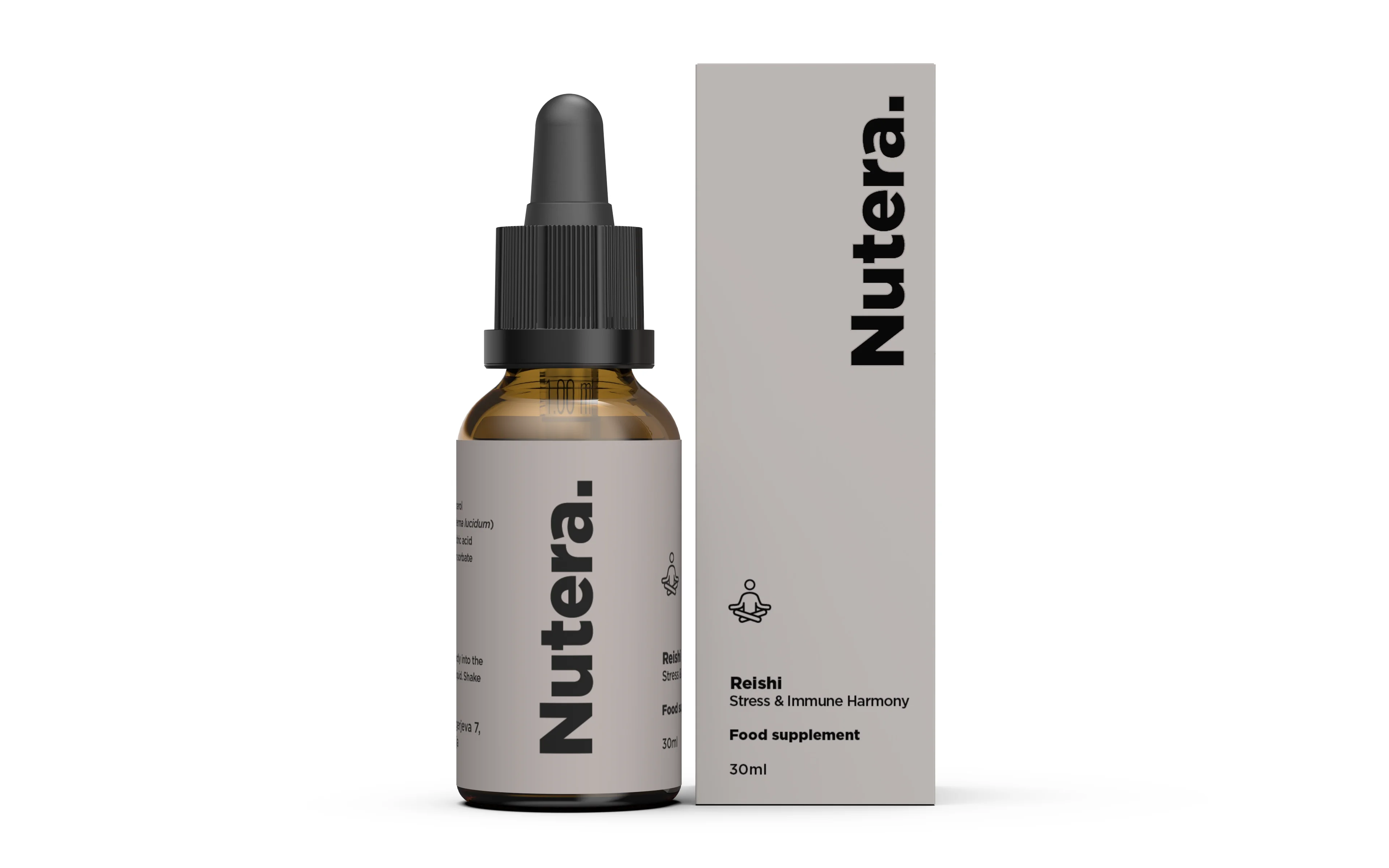 NUTERA Extrait de Reishi 30 ml — mushroom extract bottle