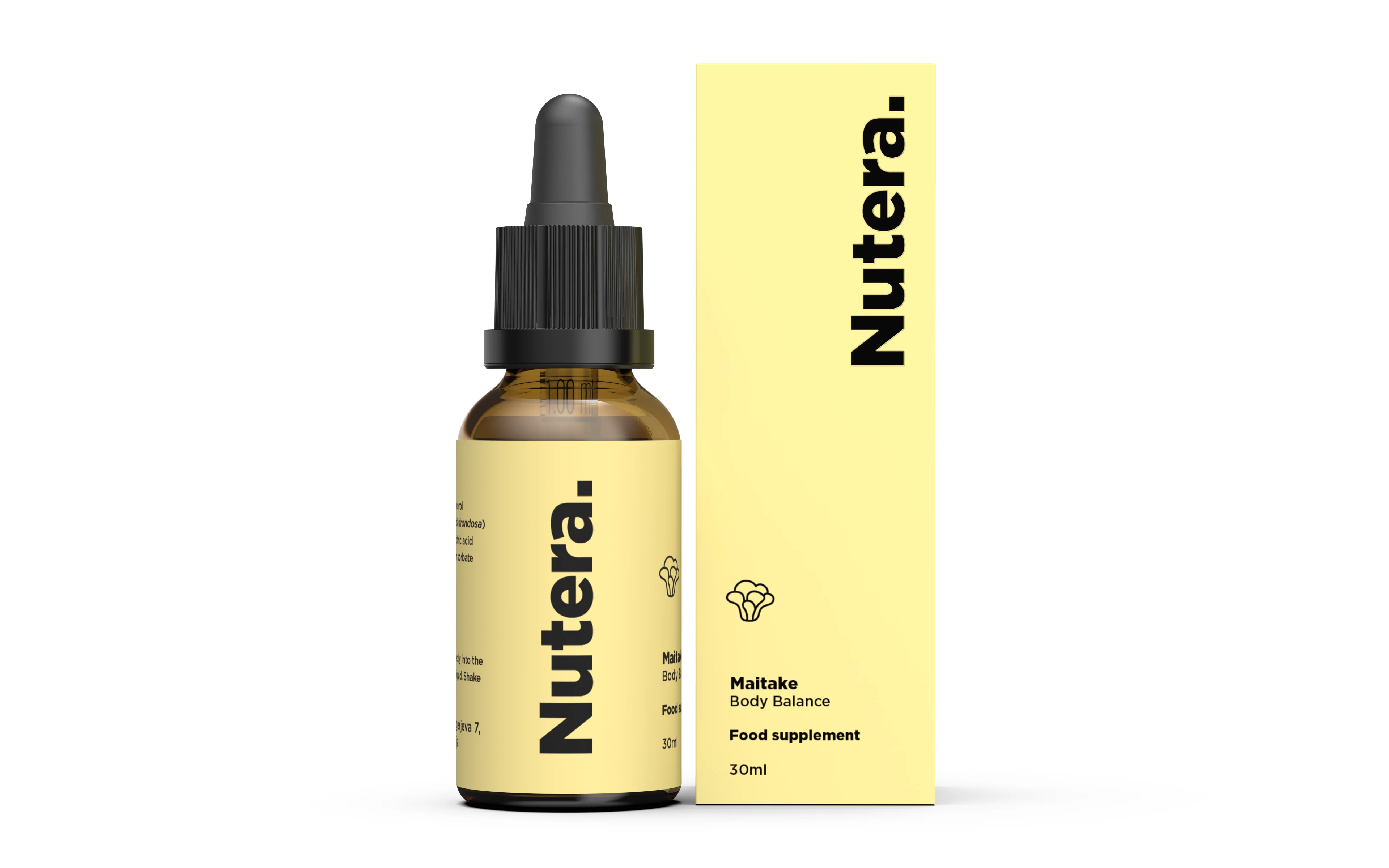 NUTERA Maitake 30 ml — mushroom extract bottle